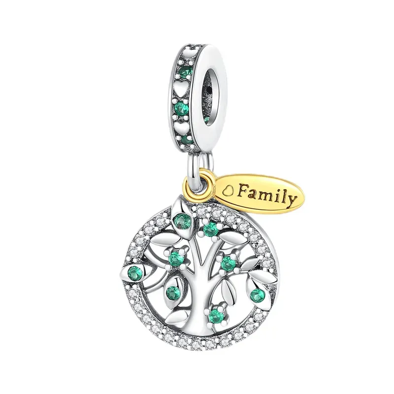 Family Tree Pendant Charm