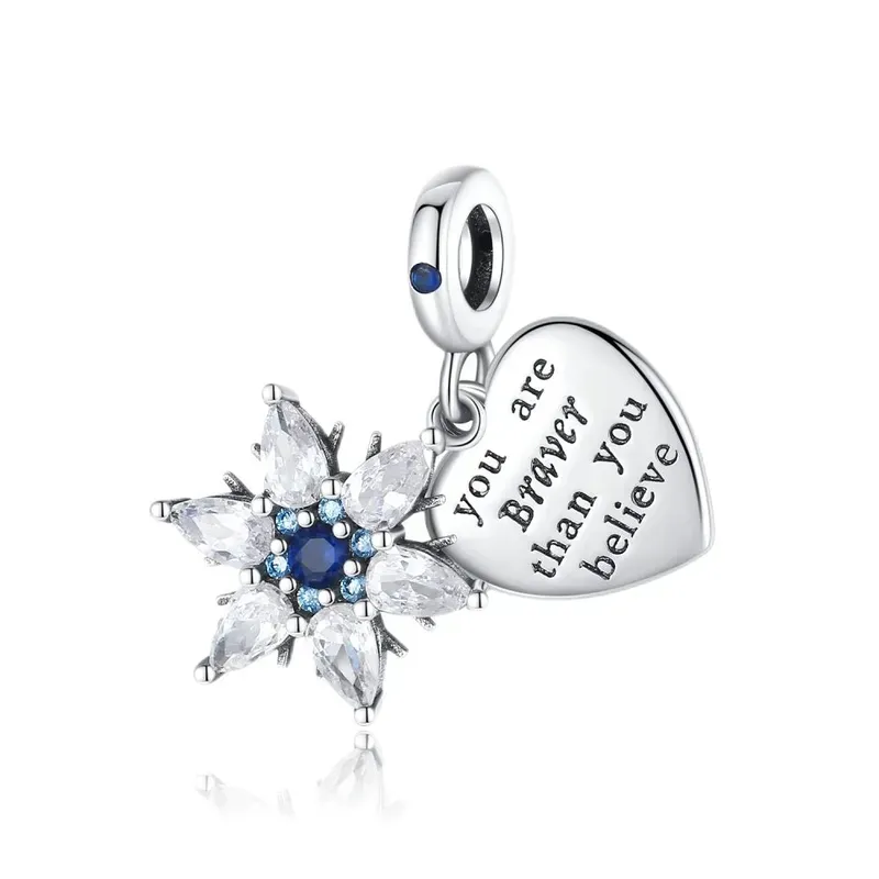 Charm Pendant You're braver than you think