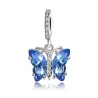 Sweet Blue Butterfly Pendant Charm