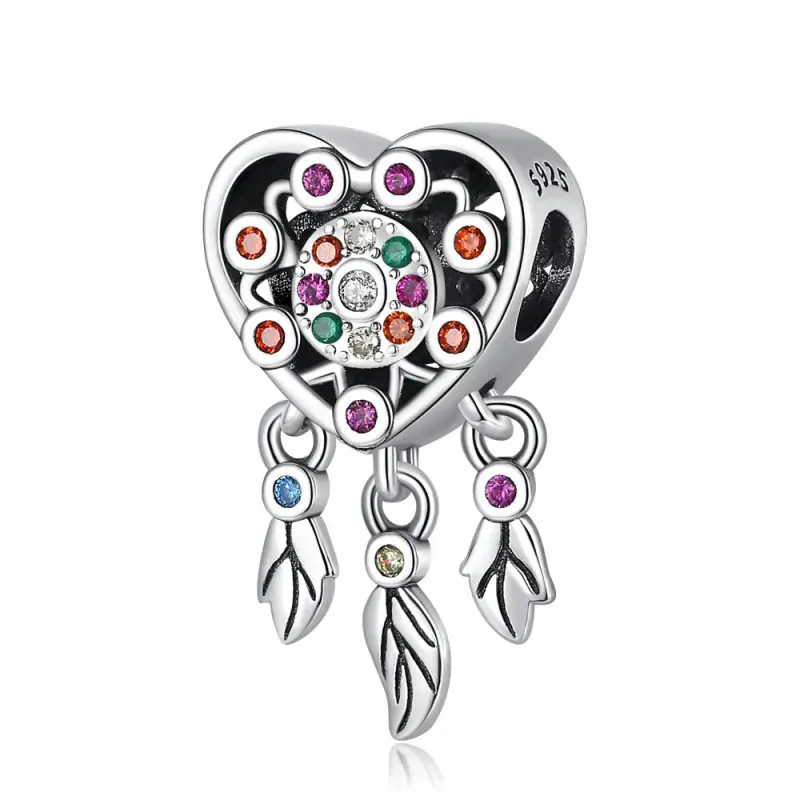 Charm Heart Charm Zirconia Dreamcatchers