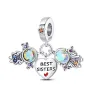 Best Sisters Pendant Charm