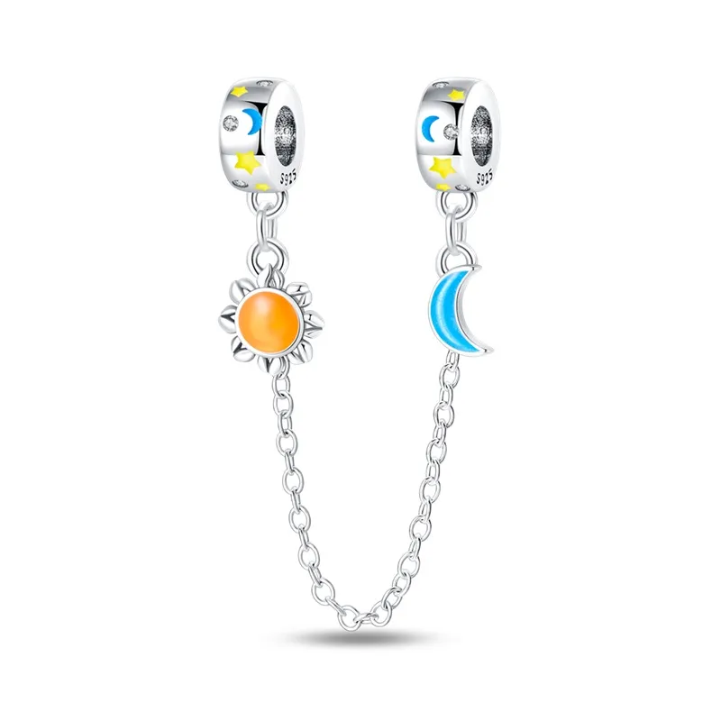 Sun & Moon Glow in the Dark Safety Chain