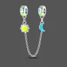 Sun & Moon Glow in the Dark Safety Chain