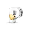 Charm Letter P Heart