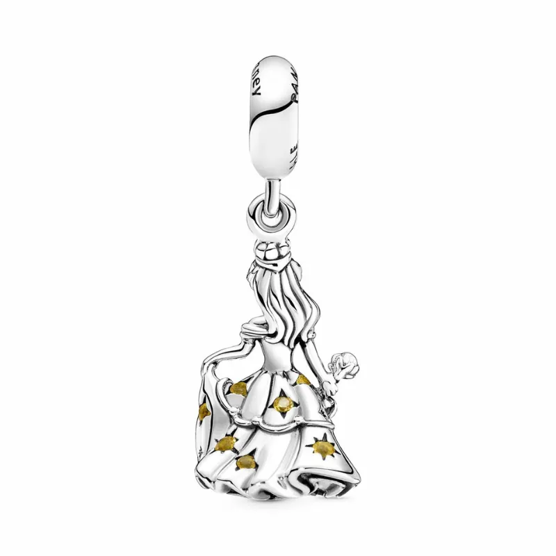 Beauty and the Beast Dancing Beauty Pendant Charm