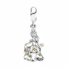 Beauty and the Beast Dancing Beauty Pendant Charm