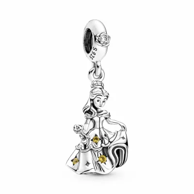 Beauty and the Beast Dancing Beauty Pendant Charm