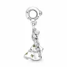 Beauty and the Beast Dancing Beauty Pendant Charm