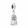 Beauty and the Beast Enchanted Rose Pendant Charm