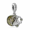 Beauty and the Beast Dancing Pendant Charm