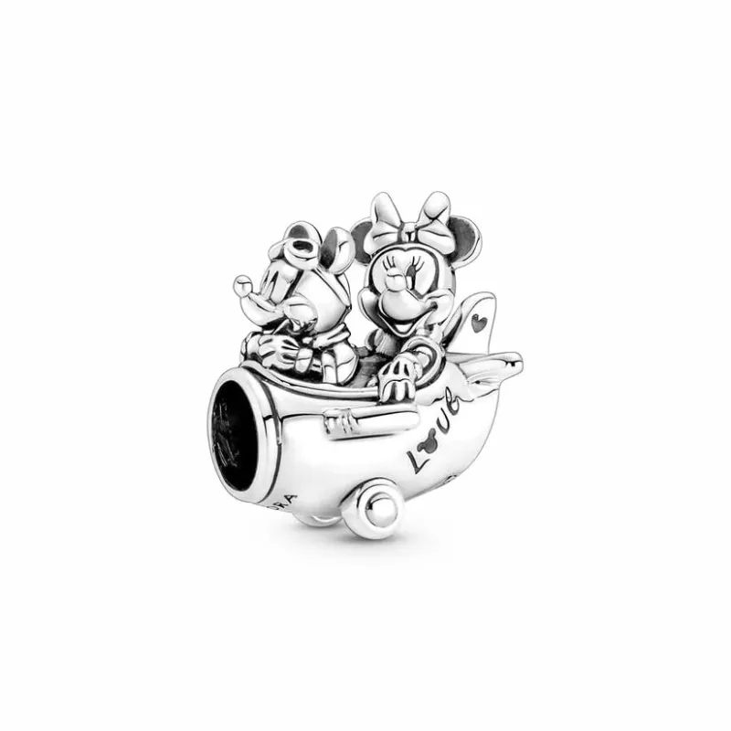 Mickey & Minnie Airplane Charm