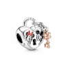 Mickey and Minnie Mouse Padlock Charm