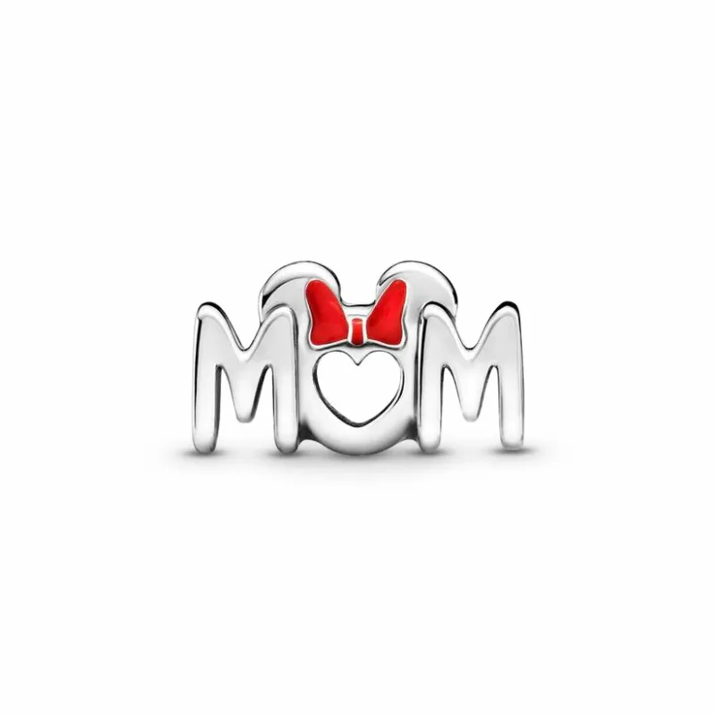 Mummy and Minnie Bow Charm