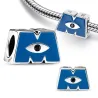 Monsters, Inc. M Logo Charm