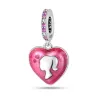 Barbie Pink Heart Charm, Barbie Inspired