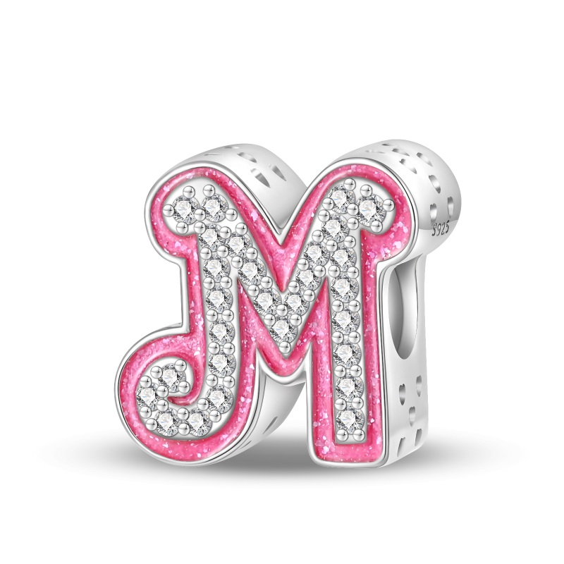 Charm Letter M Inspired by Barbie