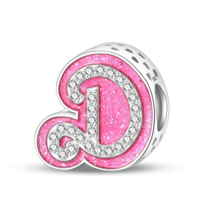 Charm Letter D Inspired by Barbie