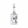 Queen of Hearts Villains Double Pendant Charm