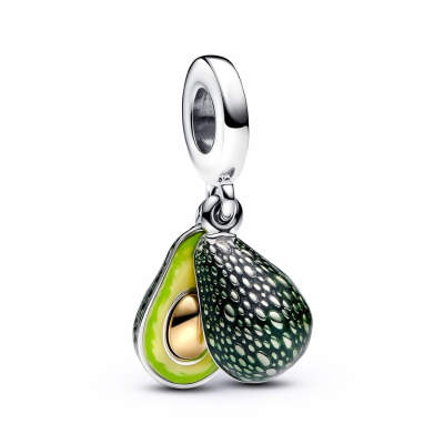 Avocado Double Charm Pendant