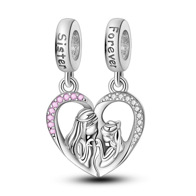 Sisters Forever Pendant Charm