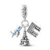 Paris Travel Pendant Charm