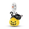 Charm Pendant Pumpkin Hallowewn Glow in the Dark Cat