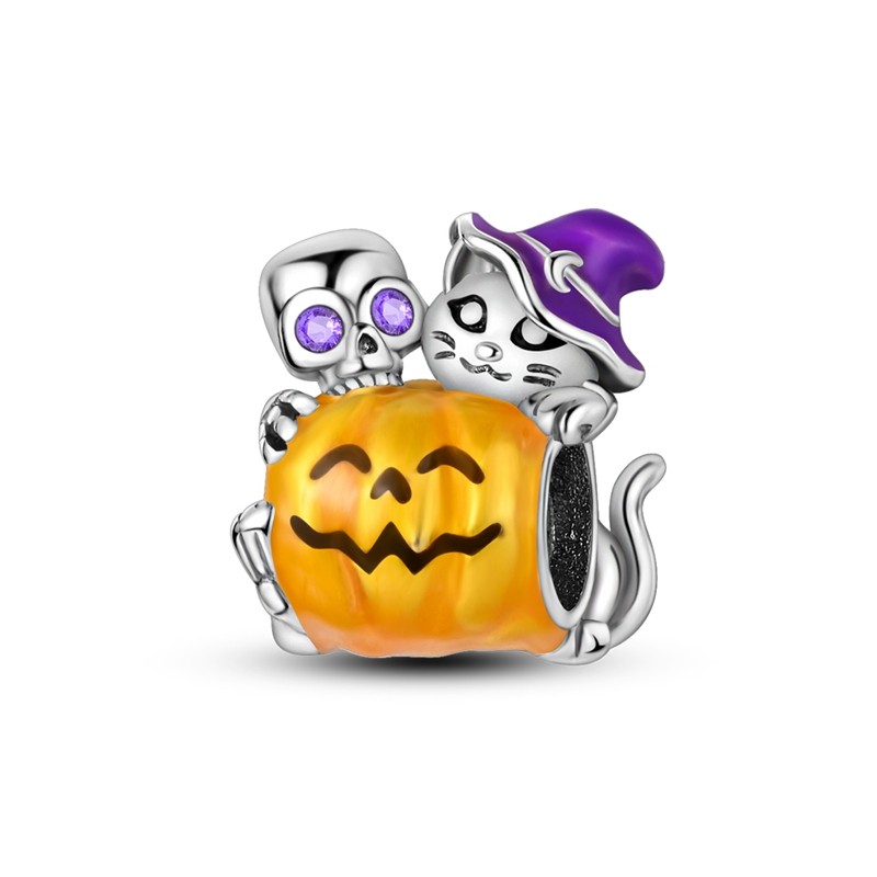 Charm Pumpkin Hallowewn Glow in the Dark Charm