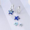 Interchangeable star earrings