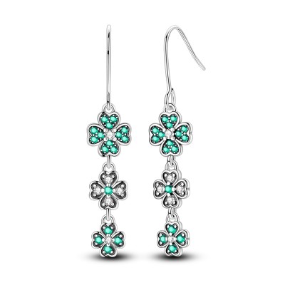 Lucky Shamrock Trio Earrings