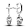 Skull and Cross Earrings