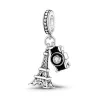 Charm sterling silver Paris Souvenir Pendant